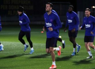 Barcelona volta aos treinos sem Sergi Roberto Barcelona-volta-aos-treinos-sem-Sergi-Roberto