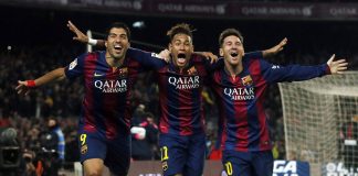 Barcelona-Lionel-Messi-Neymar-e-Suárez-juntos-no-Uruguai