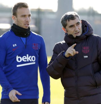 Barcelona-Arthur-Melo-volta-à treinar-com-a-equipe