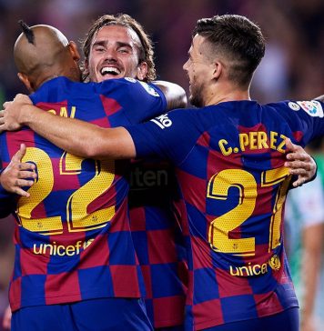 Barcelona | Vidal se gloria da “caneta” dada em Griezmann no treino Vidal-se-gloria-da caneta-dada-em-Griezmann-no-treino