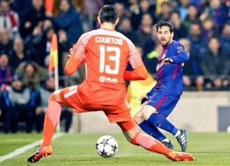 Barcelona-Messi-vs-Courtois-veja-o-duelo-histórico