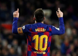 Barcelona x Eibar: Placar da partida Barcelona-Lionel-Messi-recebe-um-prêmio-incrível