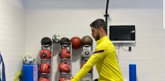 Barcelona-Luis-Suárez-mostra-progresso-da-cirurgia-e-se-aproxima-de-retorno