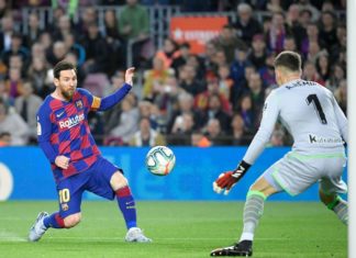 Barcelona bate a Real Sociedad com gol de Messi e assume a liderança da La Liga barcelona-bate-a-real-sociedad-com-gol-de-messi-e-assume-a-lideranca-da-la-liga