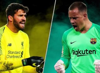 Barcelona-Ter-Stegen-recebe-mensagens-de-Alisson-goleiro-do-Liverpool