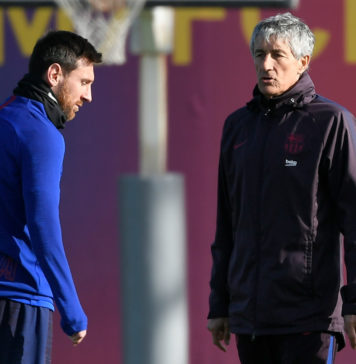 Lionel Messi mostrou sua indignação após a derrota no El Clásico Setién-em-discussão-com-Lionel-Messi-você-não-gosta-do-que-eu-digo-aí-está-a-porta