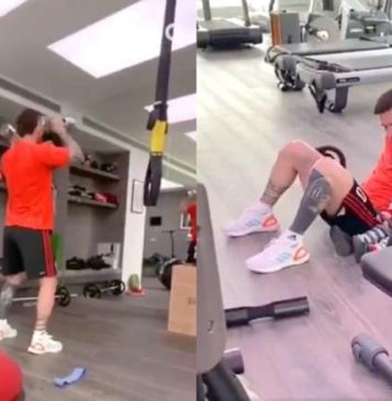 Barcelona | Lionel Messi treina com seu filho mais novo Barcelona-Lionel-Messi-treina-com-seu-filho-mais-novo