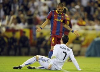 Barcelona | Daniel Alves: “O adversário mais difícil que já enfrentei foi Cristiano Ronaldo” Barcelona-Daniel-Alves-o-adversário-mais-difícil-que-já-enfrentei-foi-Cristiano-Ronaldo