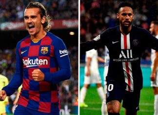 Barcelona-Griezmann-não-conseguiu-igualar-os-números-da-primeira-temporada-de-Neymar