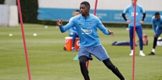 Dembélé-intensifica-recuperação-de-lesão-no-campo-de-treinamento-do-Barcelona