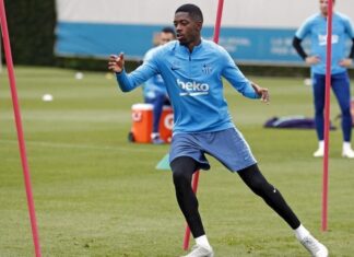 Dembélé-intensifica-recuperação-de-lesão-no-campo-de-treinamento-do-Barcelona
