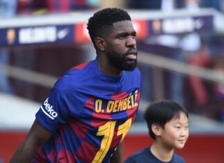 Barcelona deseja negociar Samuel Umtiti com a Roma Barcelona-deseja-negociar-Samuel-Umtiti-com-a-Roma