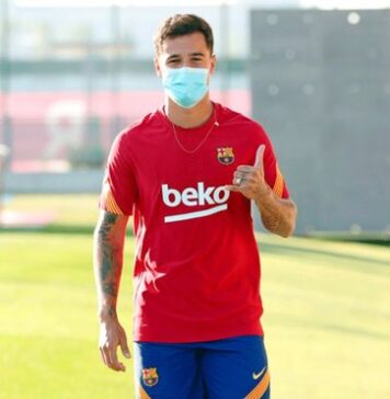 Barcelona-Coutinho-esta-na-fase-final-de-recuperação-antes-do-confronto-do-atleético