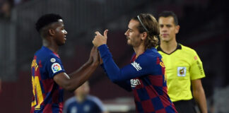 Barcelona-Griezmann-envia-mensagem-para-Ansu-Fati-apos-a-lesão-no-joelho
