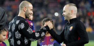 Barcelona-iniesta-Luis-Suárez-mandam-mensagem-para-Javier-Mascherano