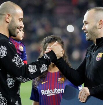 Barcelona-iniesta-Luis-Suárez-mandam-mensagem-para-Javier-Mascherano