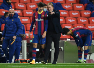 Barcelona-Ronald-Koeman-está-descontente-com-Francisco-Trincão