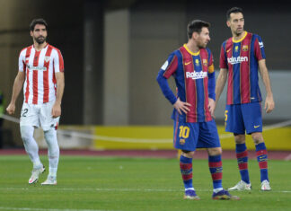 Com prorrogação e Messi expulso, Athletic de Bilbao vence o Barcelona e conquista a Supercopa Com-prorrogação-e-Messi-expulso-Athletic-de-Bilbao-vence-o-Barcelona-e-conquista-a-Supercopa