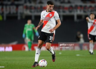 Barcelona-de-olho-em-dupla-Argentina-para-a-próxima-temporada-Final scores; River Plate 3:1San Lorenzo). (Photo by Manuel Cortina/SOPA Images/LightRocket via Getty Images)