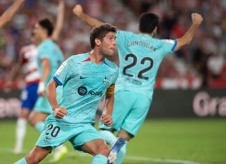 sergi-roberto-barcelona-nao-esta-satisfeito-com-um-ponto-contra-o-granada